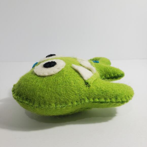 Monster Dinosaur Tooth Fairy Pillow Pouch Unisex Wool 6.5"x7.5" - Picture 4 of 10